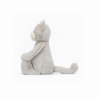 Jellycat Bashful Grey Cat Australia | 631987KDG